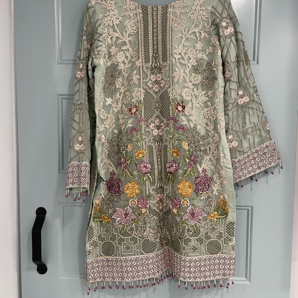 Brand new Jazmin original chiffon Pakistani suit - Picture 1 of 3